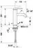 Duravit C.1 Waschtischarmatur M MinusFlow/FreshStart H175 Chrom Hochglanz (C11023002010)