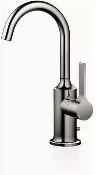 Dornbracht Vaia Waschtisch-Einhandbatterie mit Ablaufgarnitur 123mm Dark Chrome (33510809-19)