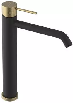 Sapho Ultrasan Waschtischarmatur Schwarz matt/Gold matt (UT007VBG)