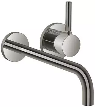 Dornbracht META Waschtisch-Wand-Einhandbatterie Dark Chrome ohne Ablaufgarnitur (36863660-19)
