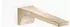 Dornbracht CL.1 Waschtisch-Wand-Auslauf ohne Ablaufgarnitur 200mm Champagne (13800705-47)