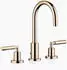 Dornbracht TARA Waschtisch-Dreilochbatterie mit Ablaufgarnitur Champagne 22kt Gold (20710882-47)