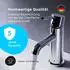 AM.PM Spike Waschtischarmatur Einhebelmischer Chrom mit Klick-Ablaufgarnitur (FPA82100)