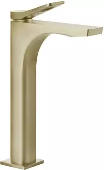 Gessi Rilievo Waschtisch-Einhebelmischer XL, ohne Ablaufgarnitur, Messing geb&uuml;rstet PVD (59010727)
