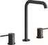 Gessi 316 Intreccio 3-Loch-Waschtischarmatur 230mm Metall Schwarz gebürstet PVD (54111707)