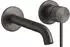 Gessi 316 Intreccio Waschtisch-Wand-Einhebelmischer Unterputz 117-147mm Metall schwarz gebürstet (54183707)