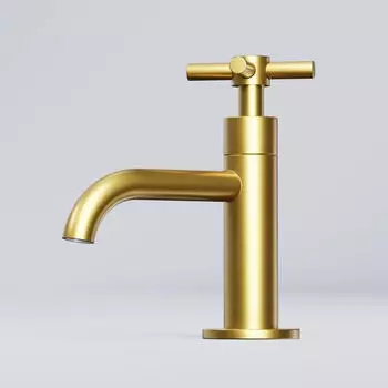 Steinberg Serie 250 Waschtischarmatur Kaltwasser Brushed Gold (2502500BG)