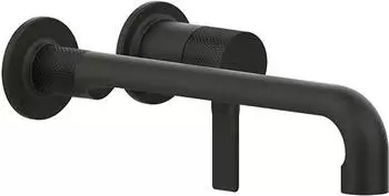 Gessi Inciso Fertigmontageset Unterputz-Einhebelmischer Waschtisch, Rosetten D65mm, Auslauf 264-234mm, Bronze Antik (58089187)