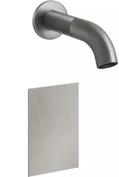 Gessi 316 Meccanica Waschtisch-Wandauslauf elektronisch 146mm Edelstahl geb&uuml;rstet (54214239)