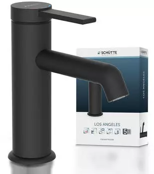 Sch&uuml;tte Los Angeles Waschtischarmatur Schwarz matt (33106)