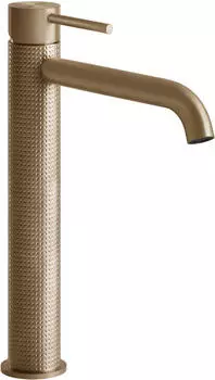 Gessi 316 Cesello Waschtisch-Einhebelmischer, warm bronze geb&uuml;rstet PVD (54406726)