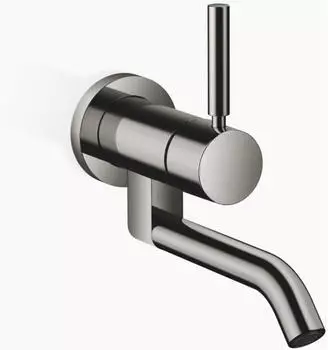 Dornbracht Meta Waschtisch-Wand-Einhandbatterie ohne Ablaufgarnitur, Dark Chrome (36805660-19)