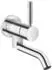 Dornbracht Meta Waschtisch-Wand-Einhandbatterie ohne Ablaufgarnitur, Dark Chrome (36805660-19)