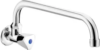 Deante Waschtischarmatur Wand Kaltwasser/Mischwasser Chrom (BEZ_051L)