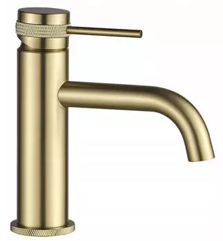 Rea Lungo Grip Low Waschtischarmatur, Geb&uuml;rstetes Gold, Messing (REA-B6950)