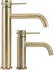Rea Lungo Grip Low Waschtischarmatur, Gebürstetes Gold, Messing (REA-B6950)