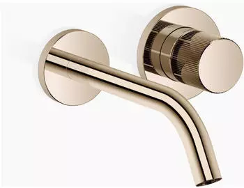 Dornbracht META PURE Waschtisch-Wand-Einhandbatterie ohne Ablaufgarnitur 190mm Light Gold (36860664-26)