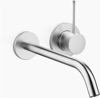 Dornbracht Meta SLIM Waschtisch-Wand-Einhandbatterie ohne Ablaufgarnitur, 250mm (36861662-93)