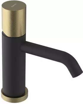 Sapho Ultratap Waschtischarmatur Schwarz matt/Gold matt (UT002TBG)