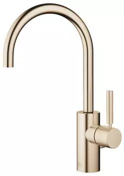 Dornbracht Meta Waschtisch-Einhandbatterie mit Ablaufgarnitur, 165mm, Light Gold geb&uuml;rstet (33560661-27)