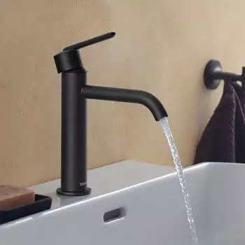 Duravit Balcoon Waschtischarmatur M FreshStart H197 schwarz matt (BA1023002046)