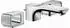 Hansgrohe Axor Urquiola 3-Loch Waschtischarmatur DN15 mit Rosetten, Brushed Bronze (11041140)