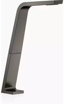 Dornbracht CL.1 Waschtisch-Stand-Auslauf ohne Ablaufgarnitur, Dark Platinum geb&uuml;rstet, 200mm (13717705-99)