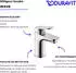 Duravit S Wave Waschtischarmatur Einhebelmischer Chrom, Ausladung 95mm (WA1010002010)