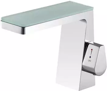 Bernstein NT7320 Wasserfall Waschtischarmatur Glas Chrom (NT7320)