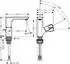 Hansgrohe AXOR Urquiola Einhebel-Waschtischmischer DN15, Brushed Nickel (11020820)
