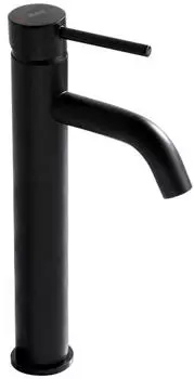 Rea Lungo High Waschbeckenarmatur Einhebelmischer Schwarz Matt, Messing (REA-B4103)