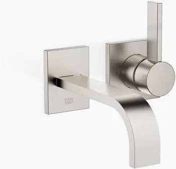 Dornbracht MEM Fertigmontageset Waschtisch-Wand-Einhandmischer Platin Matt (36860782-06)