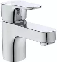 Ideal Standard Cerabase Waschtischarmatur H60 mit Metall-Ablaufgarnitur Ausladung