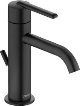 Duravit Balcoon Waschtischarmatur S FreshStart H172, schwarz matt (BA1013001046)