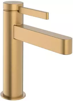 Hansgrohe Finoris Waschtischarmatur 110 CoolStart Push-Open, geb&uuml;rstete Bronze (76024140)
