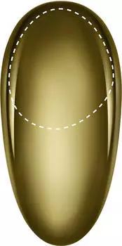 Gessi Equilibrio Einhebel-Waschtischmischer Korpus, 3/8 Flex-Flansch, Gold PVD (52001246)