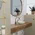 Steinberg Serie 250 Waschtisch-Zweigriffarmatur mit Ablaufgarnitur Rosé Gold (2501500RG)