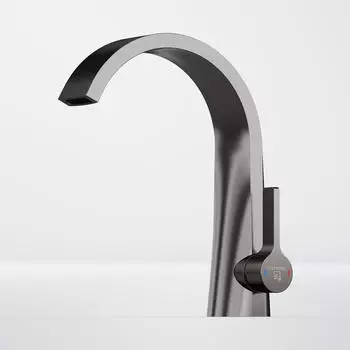Steinberg Serie 280 Waschtisch-Einhebelmischer seitenbedient, ohne Ablaufgarnitur, Gunmetal geb&uuml;rstet (280 1010 BGM)