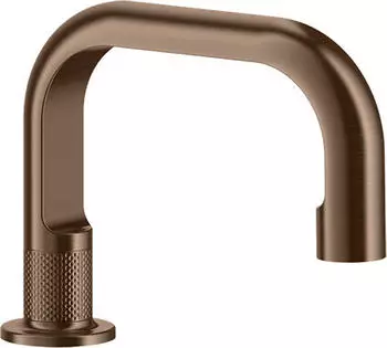 Gessi Inciso Waschtisch-Standauslauf 145mm Kupfer geb&uuml;rstet PVD (58091708)