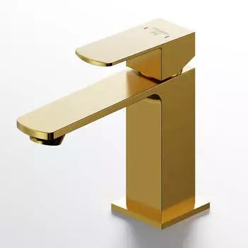 Steinberg Serie 342 Waschtischarmatur ohne Ablaufgarnitur, geb&uuml;rstetes Gold (3421010BG)