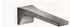 Dornbracht CL.1 Waschtisch-Wand-Auslauf ohne Ablaufgarnitur Dark Chrome (13800705-19)