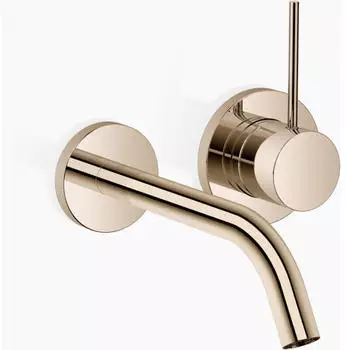 Dornbracht Meta Slim Waschtisch-Wand-Einhandbatterie ohne Ablaufgarnitur, Light Gold (36860662-26)