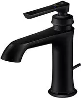 Steinberg Serie 350 Waschtischarmatur 3501000S mit Ablaufgarnitur, matt black