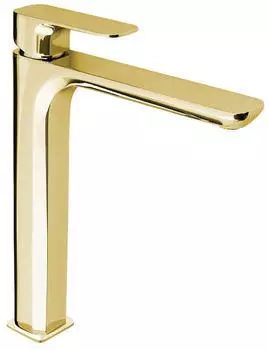 Sapho SPY Waschtischarmatur hoch verl&auml;ngerter Gussauslauf Gold (PY07-17)
