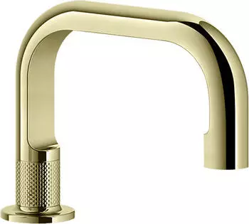 Gessi Inciso Waschtisch-Stand-Auslauf 145mm Messing PVD (58091710)