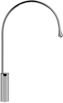 Gessi Goccia Waschtisch-Stand-Auslauf hohe Version, 360&deg; schwenkbar, 387mm, Wei&szlig; CN (33860279)