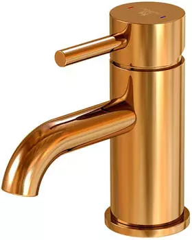 Steinberg Serie 100 Einhebel-Waschtischarmatur S-Size ohne Ablaufgarnitur, Rose Gold (1001010RG)