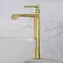 Steinberg Serie 350 Waschtisch-Einhebelmischer XL ohne Ablaufgarnitur, gold gebürstet (3501700BG)