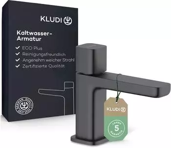 Kludi X3 Standventil DN15, schwarz matt (421183981)