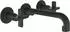 Gessi Inciso+ Farbset 2-Griff-Waschtischarmatur Auslauf 190-210mm Bronze Antik (58190187)